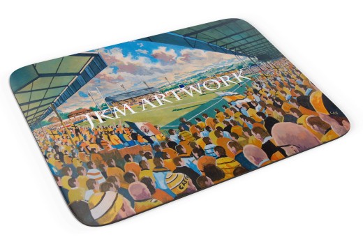 Wheldon Road Stadium Fine Art Mouse Mat - Castleford Tigers Rugby Wheldon Road Stadium Fine Art Mouse Mat - Castleford Tigers Rugby League